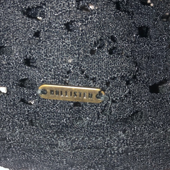 Black long sleeve lace top - Picture 2 of 5